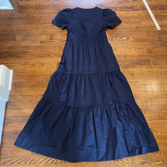 Quince Navy Tiered Maxi Dress - Picture 14 of 16